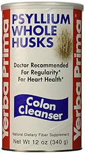 Yerba Prima Psyllium Whole Husks Colon Cleanser, 2 Count