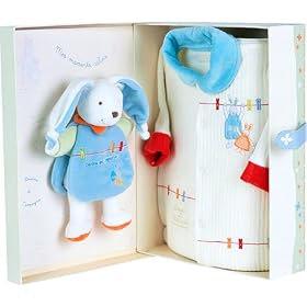 Doudou et Compagnie Eliot's Garden Eliot Babygro (3 months) and Doudou with Gift Box