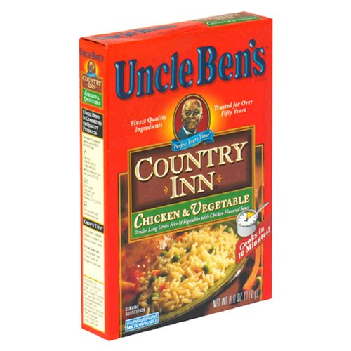 Uncle Ben's Country Inn Rice Dishes, Tender Long Grain Rice and Vegetables, 6-Ounce Boxes... by Ben & Jerrys