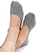 Vero Monte 4 Pairs Mens No Show Boat Shoe Liners *Heel Silicon Non-Slip Grips*