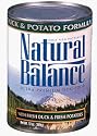Natural Balance Duck and Potato Formula Canned Dog Food