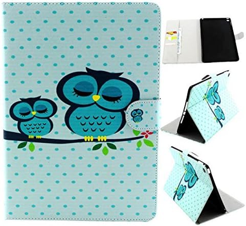 iPad Air 2/iPad 6 Cute Case, Noarks-GeBox(TM) PU Leather Wallet Flip Protection Case with Stand for iPad Air 2 (A-Sleeping Owls)