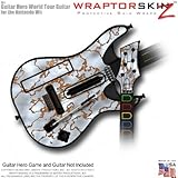 Rusted Metal Skin fits Band Hero, Guitar Hero 5 & World Tour Guitars for Ni ....