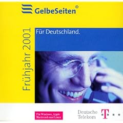 Gelbe Seiten f�r Deutschland Fr�hjahr 2001. CD- ROM f�r Windows ab 3.1/ MacOS ab 7.5/ Linux