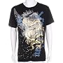"JiPPiJ" Golden Dragon with Wing Screen Printed Cotton Adult Mens Fashion T-Shirt - New !