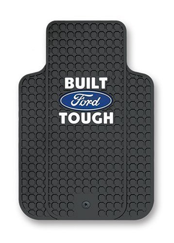 Built Ford Tough Trim-To-Fit Molded Front Floor Mats - Set of 2