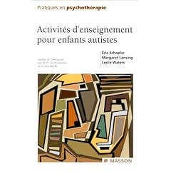 Activites d'enseignement pour enfants autistes nouvelle pr�sentation