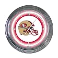 Multi Neon Clock - 49ers (15")