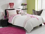Roxy Pink Logo All Cotton 200 Thread Count Teen Girls Sheet Set