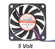 Evercool 60x60X10mm 5v Ball Bearing Fan, 3 Pin EC6010M05CA