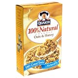 Quaker 100% Natural Granola Oat & Honey, 14-Ounce Boxes (Pack of 6)