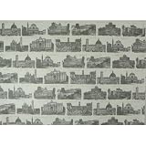Rossi Italian Postcard Views Paper Decoupage Gift Wrap 20 by 28 inches