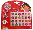 Dora The Explorer fashion stick-on earrings and ring set