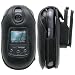 Wireless RAGE ONYX Premium Padded Fitted Lambskin Leather Case with Detachable Swivel Belt Clip for LG VX8350 VX-8350