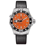 TAG Heuer Mens WAJ1113.FT6015 Aquaracer 500 Rubber Strap Watch by TAG Heuer