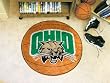 Ohio Bobcats 29" Round Basketball Floor Mat (Rug)