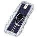 Rubbermaid FGE05200WH00 Finish Mop - Looped End, Rayon/Synthetic Blend, White/Blue