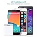 Anker 20W 2-Port USB Wall Charger with Foldable Plug and PowerIQ Technology for Apple iPhone 6 / 6 Plus, iPad Air 2 / mini 3, Samsung Galaxy S6 / S6 Edge, Nexus, HTC M9, Motorola, LG and More (White)