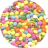 Pastel Cake Decorations - ROUND PASTELS EDIBLE Candy Confetti Sprinkles for Cakes, Cupcakes & Cookies