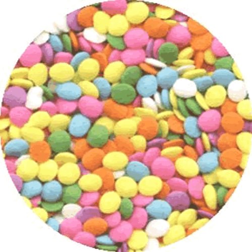 Pastel Cake Decorations - ROUND PASTELS EDIBLE Candy Confetti Sprinkles for Cakes,... by Lucks