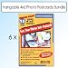 Freez-A-Frame 77215 Hangable 4x6 Photo Postcards Bundle of 6 Pack of 15