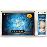 Golf Balls Crystal Soft Feel, White Clear Color, 1 Dozen by