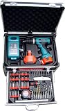 MAKITA 8270DWAETC Akku-Schlagbohrer-Set im Alukoffer