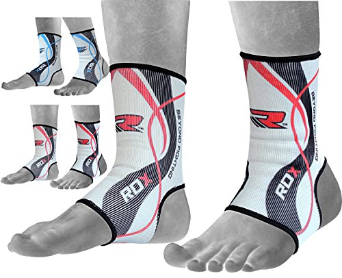 RDX Boxing Ankle Brace Foot Guard MMA Pad Protector Achilles Tendon Pain Support
