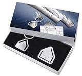Produkt-Bild: Wedo 2053410 Schl&uuml;sselanh&auml;nger und Lesezeichen 2-teiliges Set aus Metall  silber