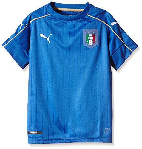 PUMA Kinder Trikot FIGC Italia Home Shirt Replica, team power blue-white, 116, 748833 01