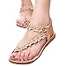Start Women Comfortable Summer Bohemia Sandals Clip Toe Beachshoes Herringbone Shoes