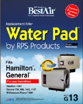 Rps Products G13 Furnace Humidifier Water Pad - Quantity 6 Furnace Humidifier, Water Panels On Sale