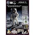 Posters: Astronautes Poster - Apollo 11, Premier Homme Sur La Lune (91 x 61 cm)