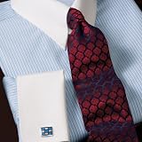Stripe White Collar Dress Shirt
