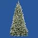7.5' Pre-Lit Frosted Edina Fir Cones & Berries Christmas Tree - Clear Lights