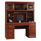 Classic Cherry Credenza with Hutch