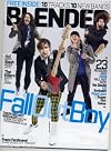 BLENDER MAGAZINE---FEBRUARY 2009---FALL OUT BOY ISSUE