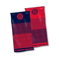 BAYERN M�NCHEN HANDTUCH QUERSTREIFEN 50 x 100 CM FROTTIERTUCH FUSSBALL FANARTIKEL