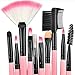 Kisstyle 24 Pcs Makeup Brush Set Cosmetics Foundation Blending Blush Eyeliner Face