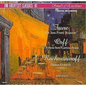 Sounds of Excellence: 200 Greatest Classics, Vol. 11 by Peter Savidge, Sergey Rachmaninov, Ralph Vaughan Williams, Francis Poulenc, and Carl Orff (Audio CD - 2000)