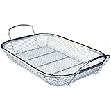Culina&reg; Stainless Steel Square BBQ, Vegetable and Grilling Basket