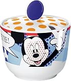 Produkt-Bild: United Labels 0106864 - Best of Mickey-Popstar Zuckerdose Porzellan in pr&auml;mierter Geschenkverpackung 200 ml