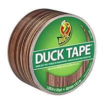Duck Brand 283051 Printed Duct Tape, Woodgrain, 1.88 Inches x 10 Yards, Single Roll
