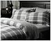 Pinzon Hyde Park Flannel Full/Queen Duvet Cover, Grey Hyde Park
