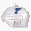 St. Louis Blues 3" Collegiate Glass Football Helmet Holiday Ornament - NHL Hockey
