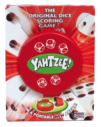 Childrens Toyshop  Toys : Yahtzee The Original Dice Scoring Game...in a Portable New Arena