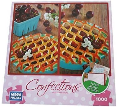 Confections Pie with Apples and Cherries Includes Bonus Stationery Set: 2 Bookmarks - 1 Shopping List - 1 Note Card