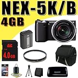 Sony Alpha NEX NEX5K/B Digital Camera with Interchangeable Lens (Black) w/  ....