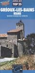 Carte de randonn�e : Gr�oux-les-Bains
