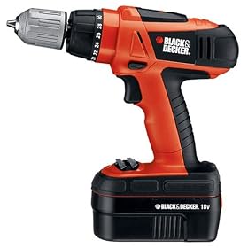Black and Decker HPD18K-2 18-Volt Ni-Cad 3 8-Inch Cordless Drill Driver Kit by Black & Decker